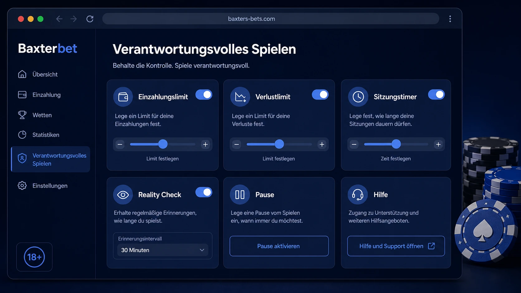 Verantwortungsvolles Spielen